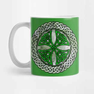 Green Celtic Shield Knot Mug